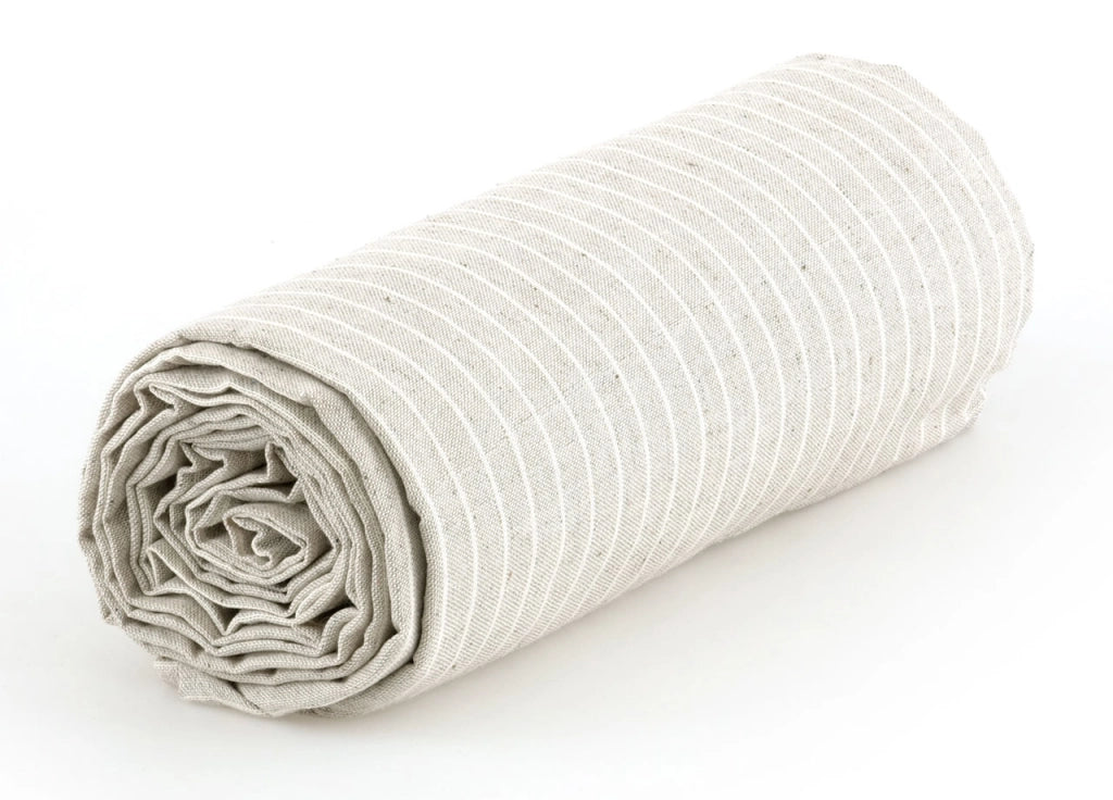 Telo Arredo Granfoulard Copritutto Cotone Made Italy Vari Disegni Arredatutto Copriletto Multiuso - 2 Piazze - Lord Beige