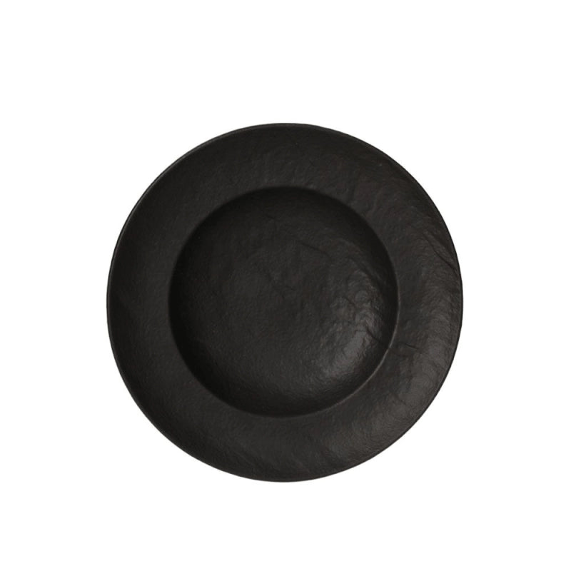 Piatto Bowl 25 cm Vulcania in porcellana nero