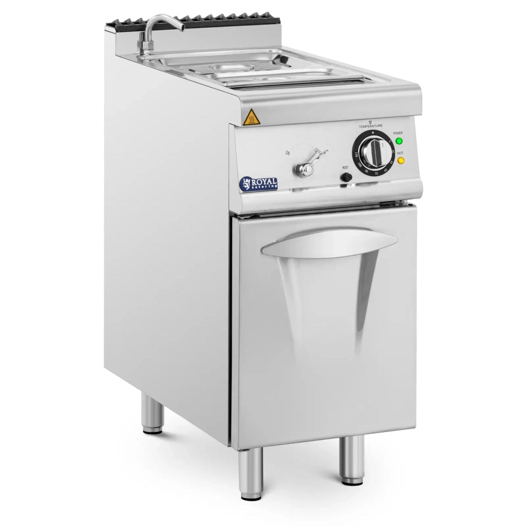 Bagnomaria 3000W GN 1/2 GN 1/3 rubinetto base mobile (40 x 73 cm) acciaio inox 14_0008295