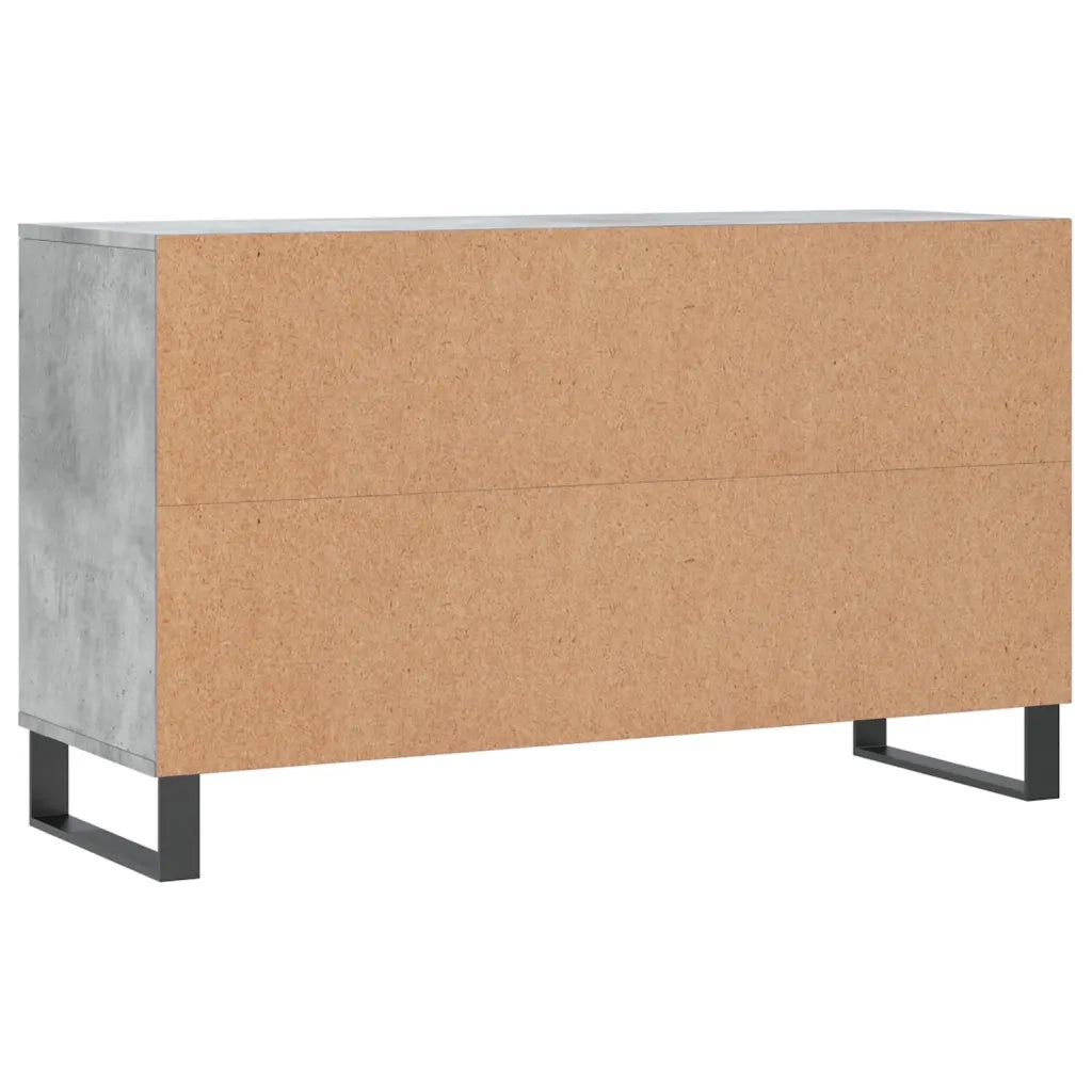 Scarpiera-Scaffale per scarpe Grigio Cemento 102x36x60 cm in Legno Multistrato 326142