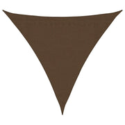 Vela Parasole | Telo Ombra | Vela da ombra 160 g/m2 Marrone 3,6x3,6x3,6 m in HDPE