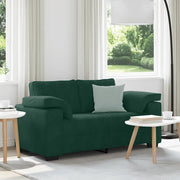 Divano Divanetto Verde Scuro 120 cm Velluto