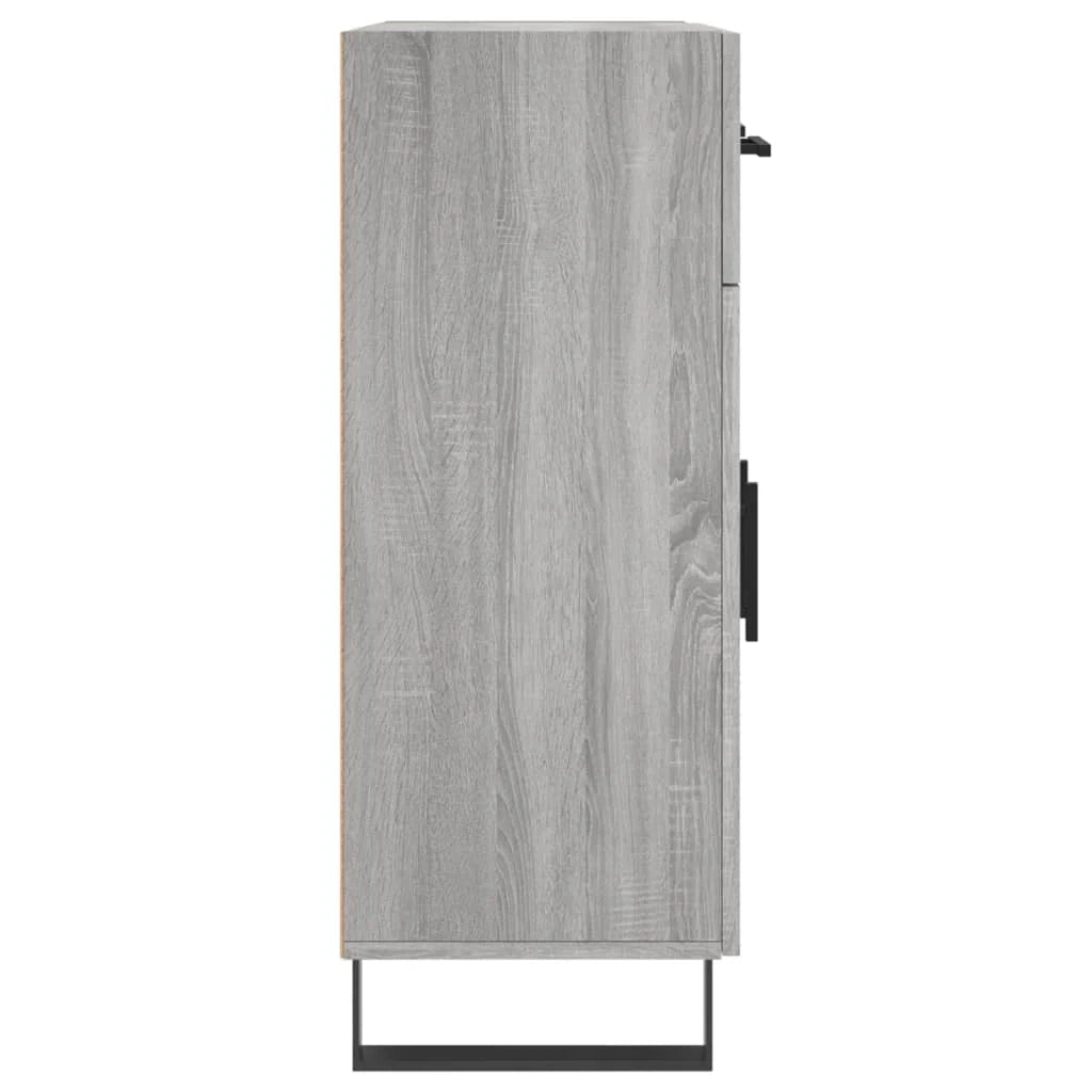 Buffet credenza cassettiera armadio mobile contenitore organizer per cucina soggiorno salotto Sonoma 69,5 x 34 x 90 cm legno ingegnerizzato grigio 02_0036435