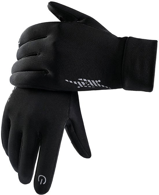 Maniche invernali da donna uomo da sci neve con guaina toccare schermo, adatto per correre, andare in bici, andare a cavallo, camminare, guidare, camminare, digitare, lavoro in condizioni fredde, sport, calcio, tiro con l'arco, giochi XL