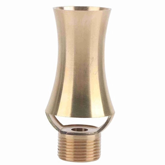 Spreadera d'acqua a cascata in rame con getto regolabile - 10 cm - Esterno/Interno - Colonna d'acqua spettacolare - Spreadera d'acqua