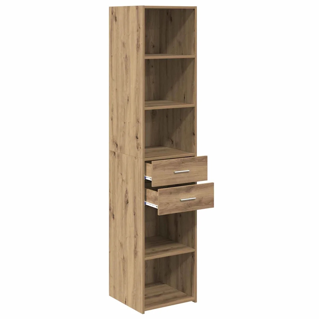 Credenza con Cassetto-Buffet-Armadio da cucina Rovere artigianale 40 x 42,5 x 185 cm
