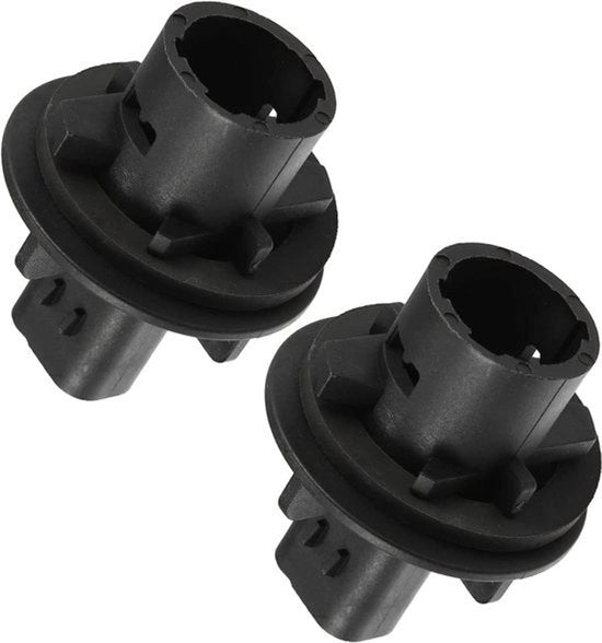Lampeggiatore di Protezione Anteriore - Set di 2 - Nero - Compatibile con Discovery 1994-2002, Defender 90, Freelander.