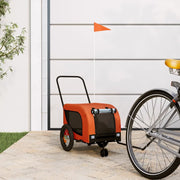 Rimorchio da Bici per Animali Arancione e Nero Oxford e Ferrocod mxl 108616