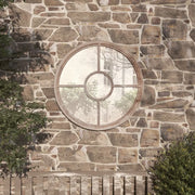 Specchio da Giardino Sabbia 60x4 cm in Ferro Rotondo da Esterno cod mxl 67506