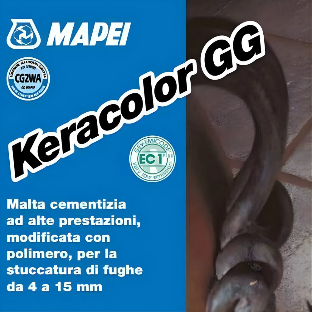 Keracolor gg mapei stucco per fughe a grana grossa antracite 114 25 kg