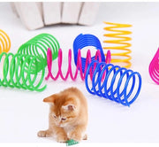 Giocattolo per gatti a 12 pezzi con piume, adatto per carezzare, mordere, inseguire e giocare in modo sano (colori casuali)