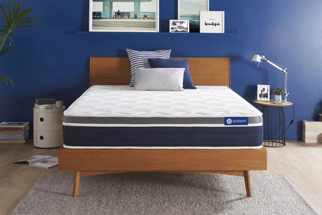 Materasso Actiflex confort 135x200cm - Spessore : 26cm - Molle insacchettate e memory foam - Moderatamente rigido