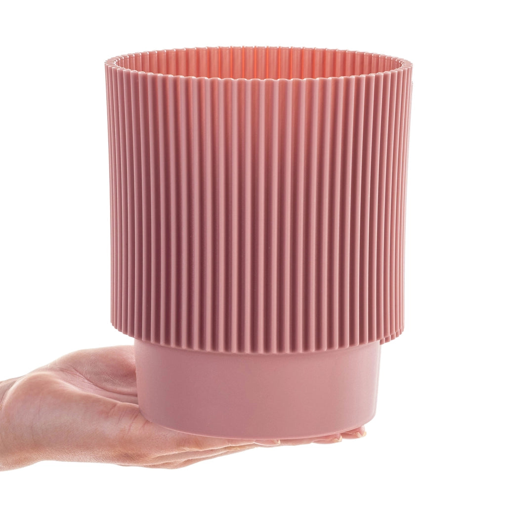 Vaso da fiori KADAX 15 cm, copripianta, vaso da fiori in plastica rosa