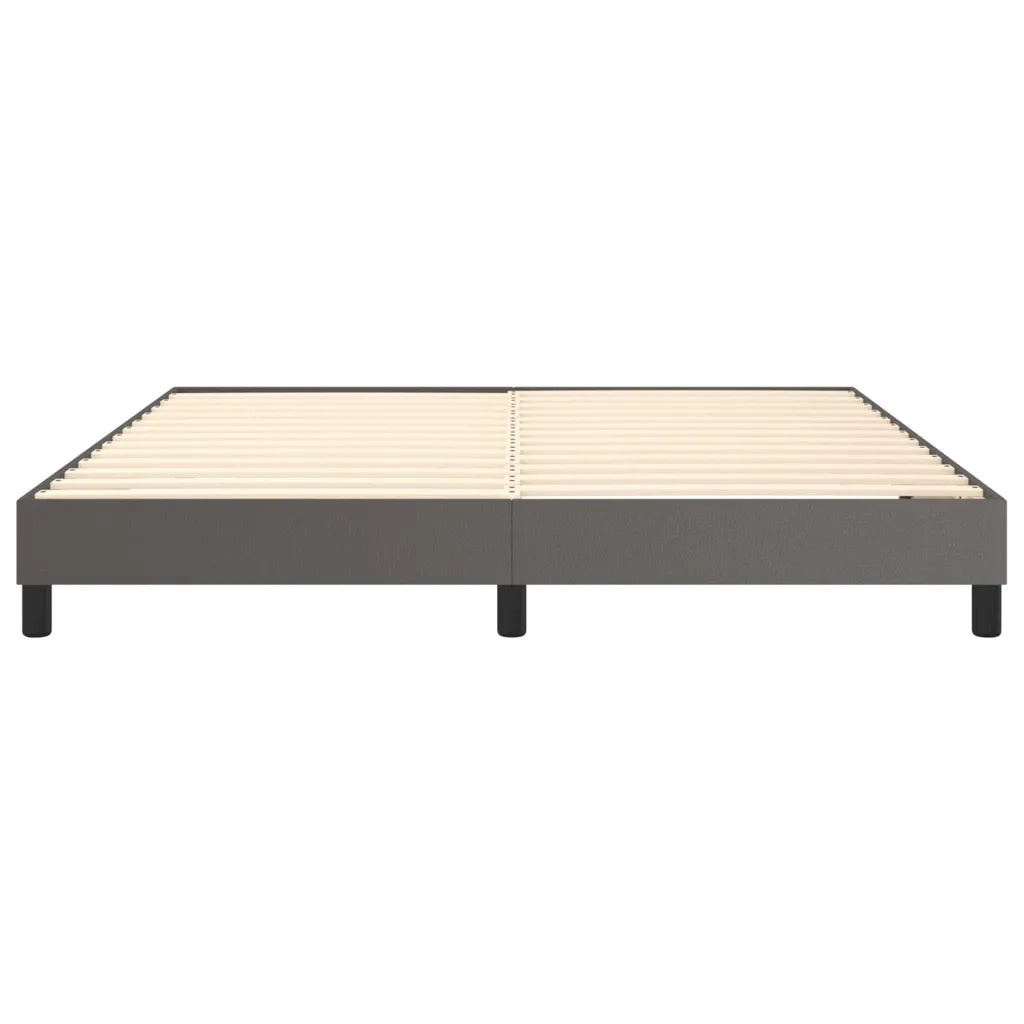 Struttura Letto a Rete a Molle Grigio 160x200 cm in Similpelle 3120710