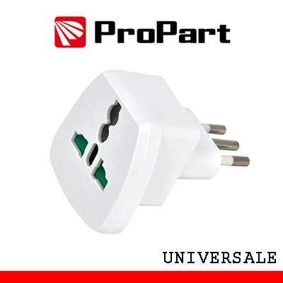 ADATTATORE UNIVERSALE SPINA 10A VIAGGIO