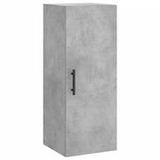 Armadietto a Muro | Mobile a Parete Grigio Cemento 34,5x34x90 cm