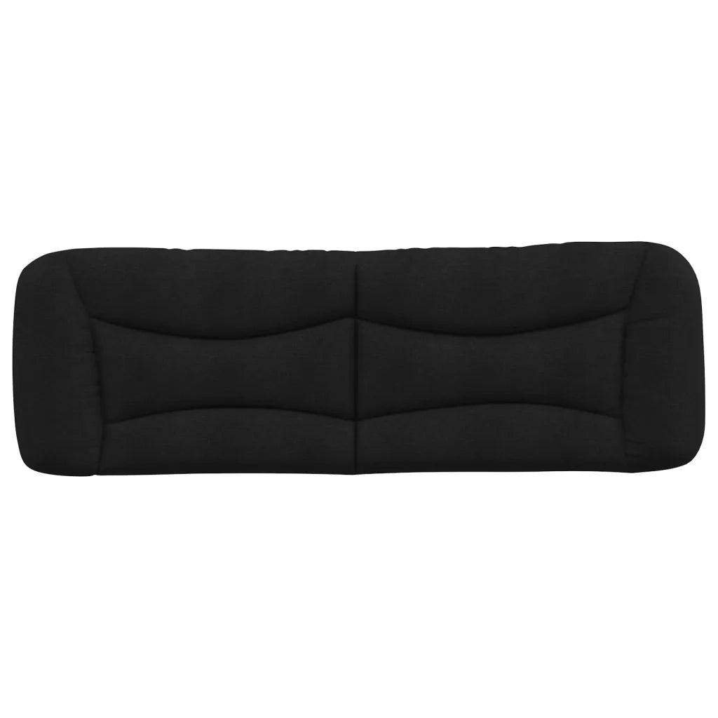 Cuscino Testiera Hvar Nero 160 cm in Tessuto CFW8366856