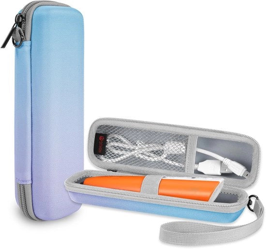 Set di partenza per Tiptoi, Tas impermeabile, Ombra blu, Pen holder shockresistente, Tas con scala dura, Etui per Tas solo, Codice 00110/00806/00801/00802/00700/00804/00805/00036