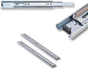 Telescopiche guide rail per carrello - Larghezza regolabile 30-60 cm - Guide robuste - Adatte per carrelli pesanti - Lunghezza regolabile