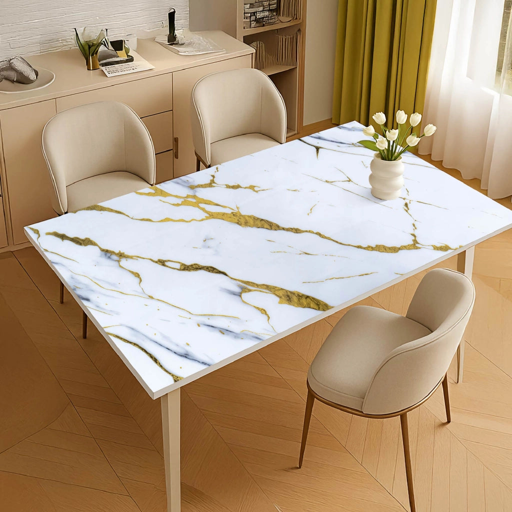 Copritavolo Stampato In Pvc Alto 1.2 Mm Pellicola Protettiva Cover Proteggi Tavolo Tovaglia Protezione Mollettone Spesso Antimacchia  Urti Olio Graffi Impermeabile Dis11 - 100x250Cm
