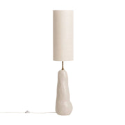 Lampada da terra per interni in ceramica e tessuto ø27cm, talpa
