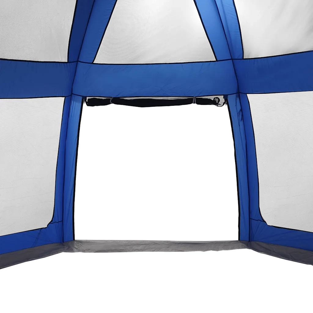 Tenda da piscina con Patta Rimovibile&Pareti in Rete 612x612 cm 4100637