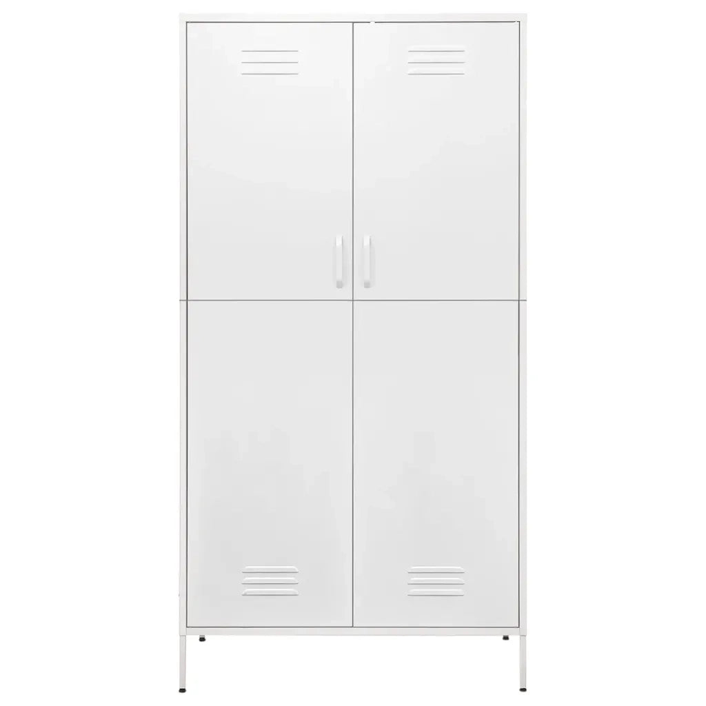 Armadio Bianco 90x50x180 cm in Acciaio CFW5727256
