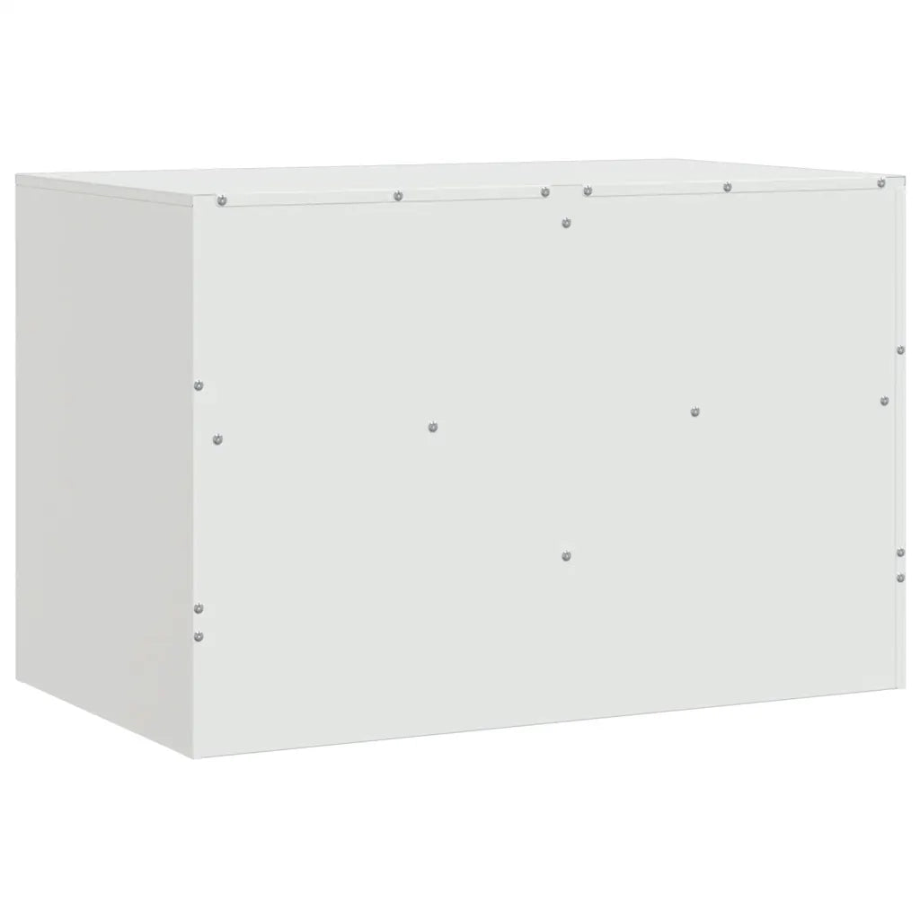 Mobili TV 2 pz Bianchi 67x39x44 cm in Acciaio 841750