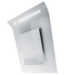 Elica PRF0010418B SINFONIA WH-F-80 - Cappa a parete filtrante 80 cm, 755 m³-h, Classe B, 70 dB, Controllo touch, 4 velocita' (3 + intensiva), Filtro antigrasso in alluminio multilayer, Illuminazione neon 2x14 W, Vetro Bianco