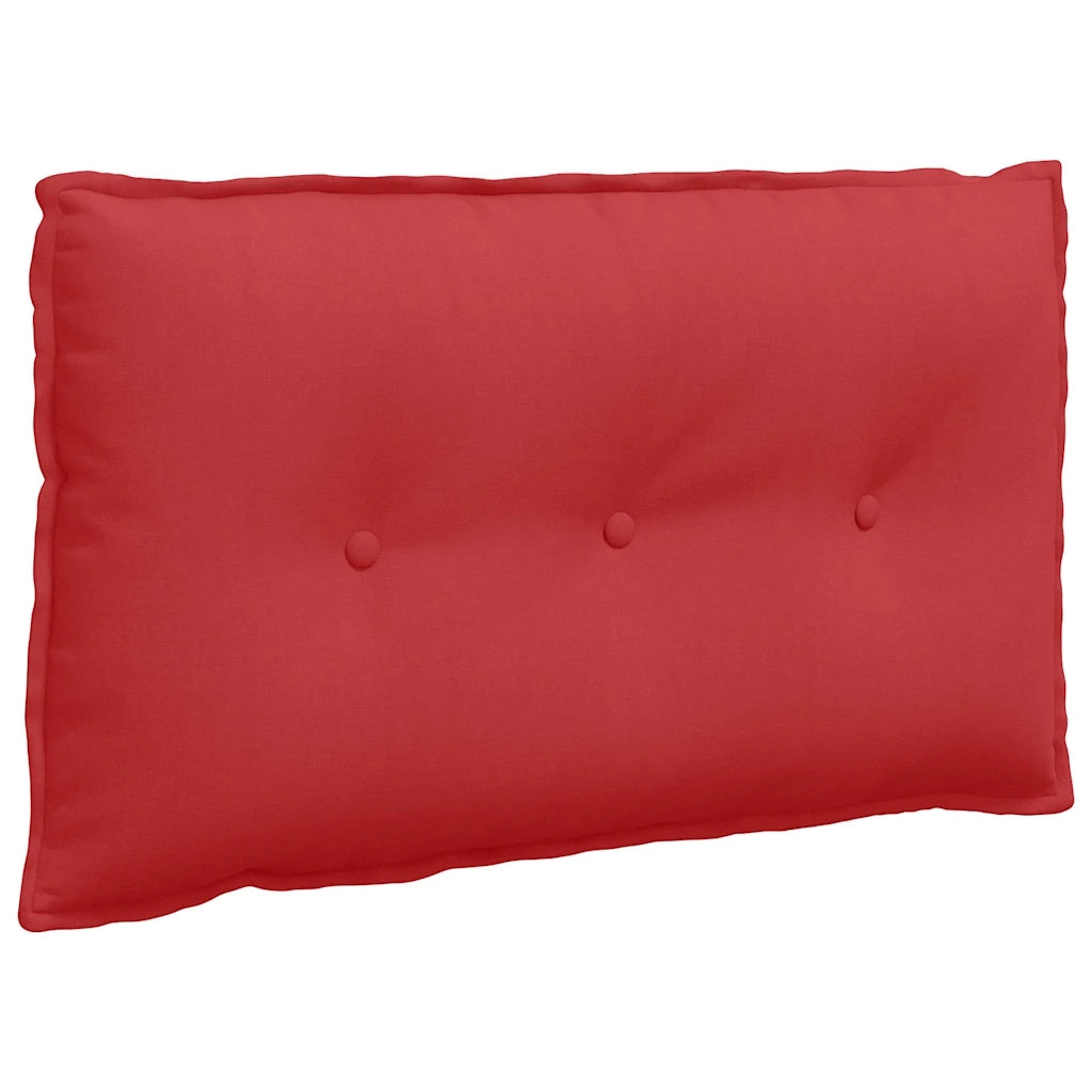 Cuscino per Schiena | Cuscino dorsale Rosso 80 x 19 x 50 cm Tessuto