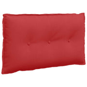 Cuscino per Schiena | Cuscino dorsale Rosso 80 x 19 x 50 cm Tessuto