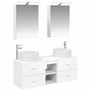 Set di mobili per il bagno 5 pcs Bianco 3407071