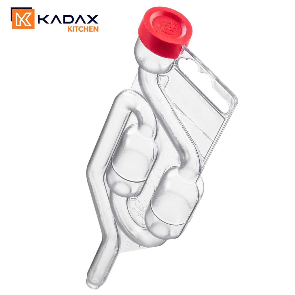 Gorgogliatore di fermentazione KADAX a 2 camere con tappo per vino, birra, damigiana