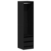 Guardaroba Rovere Nero 50 x 50 x 200 cm Legno multistrato CFW4415744