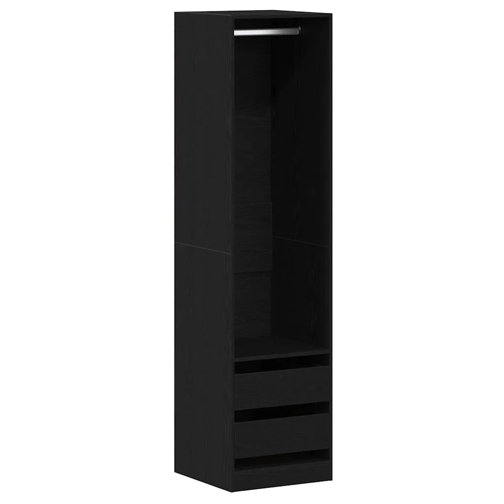 Guardaroba Rovere Nero 50 x 50 x 200 cm Legno multistrato CFW4415744