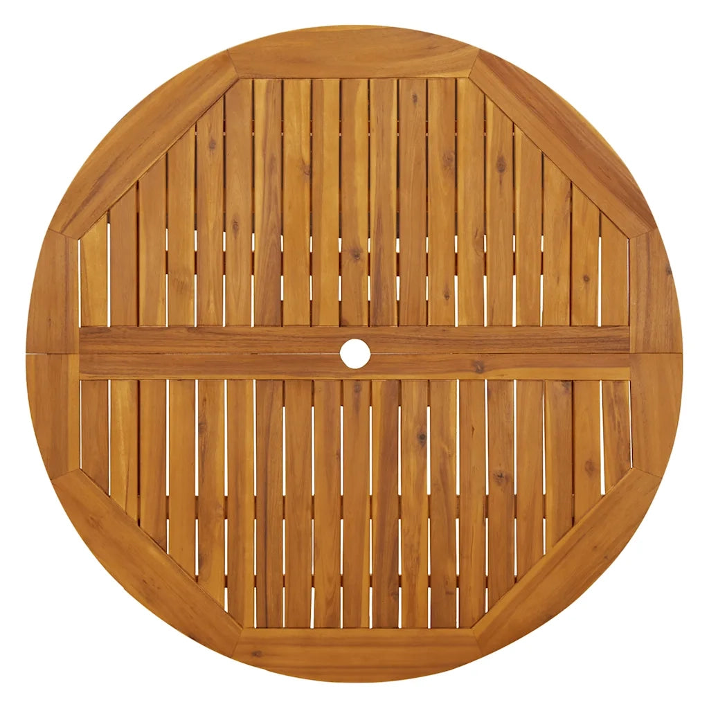 Tavolo da Giardino | Tavolino da esterno Pieghevole 110 cm in Massello d'Acacia
