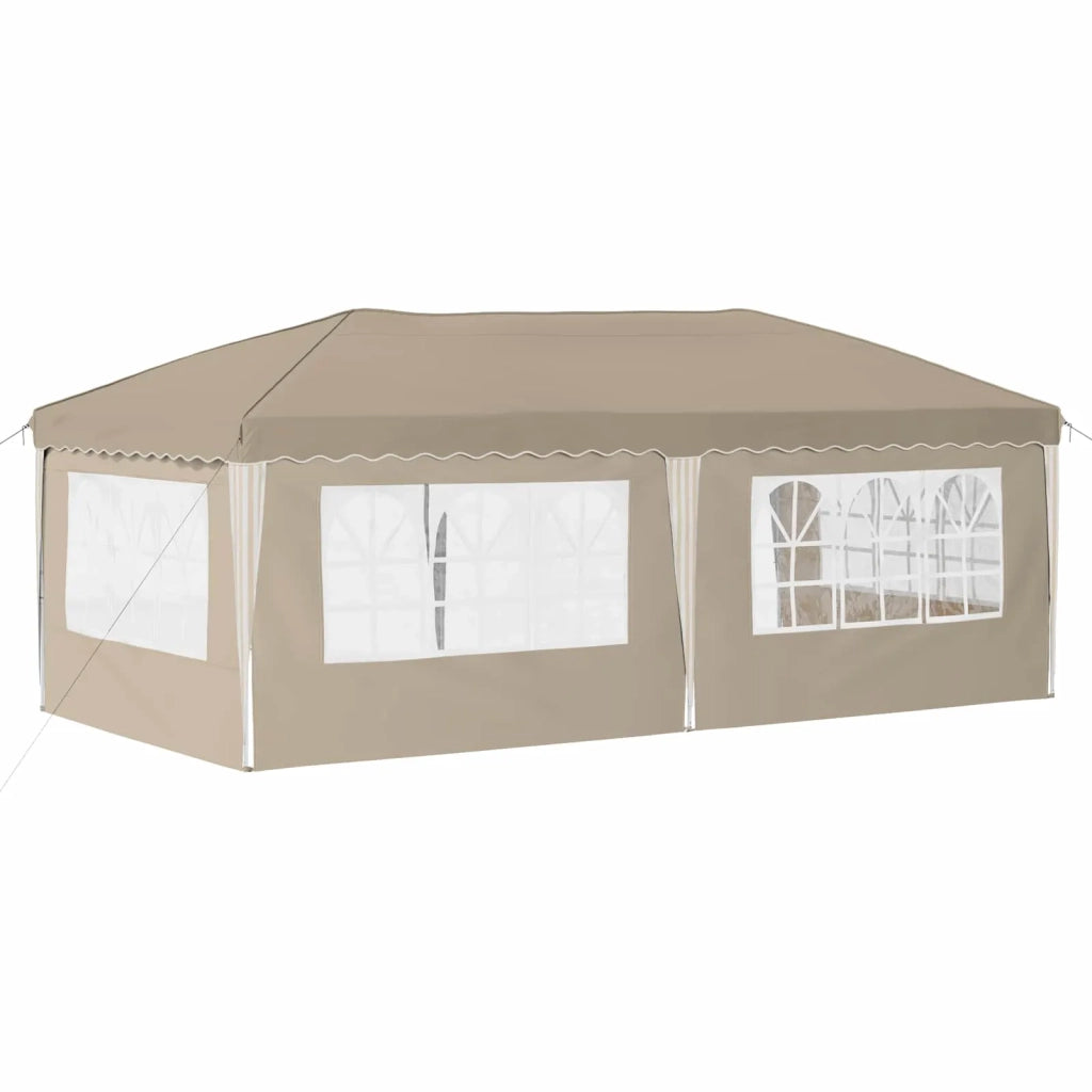 Tenda per feste a pop-up-Gazebo 575 x 289 x 245 cm Crema