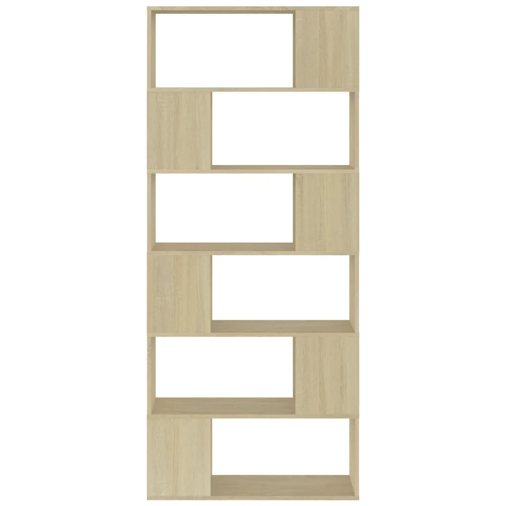 Libreria/Divisorio Rovere Sonoma 80x24x186 cm in Truciolato 809155
