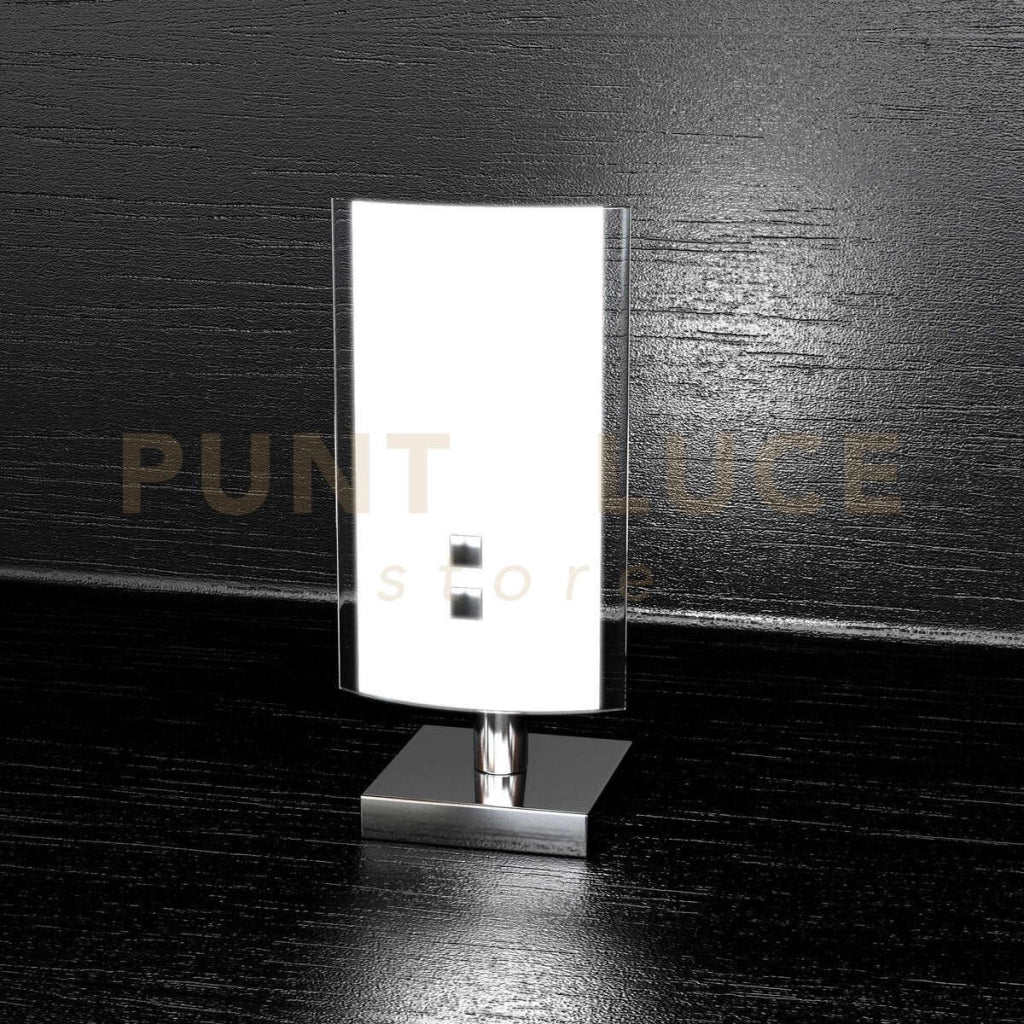 LINEAR LAMPADA DA TAVOLO 1 LUCE ATTACCO E27 IN VETRO E METALLO