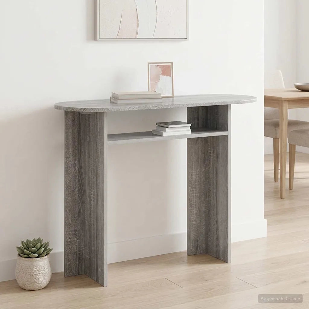 Tavolo consolle Grigio Sonoma 100 x 39,5 x 75 cm