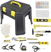 Set di attrezzi professionale da 1200 pezzi - Kit di attrezzi per falegnameria di alta qualità con valigetta pratica
