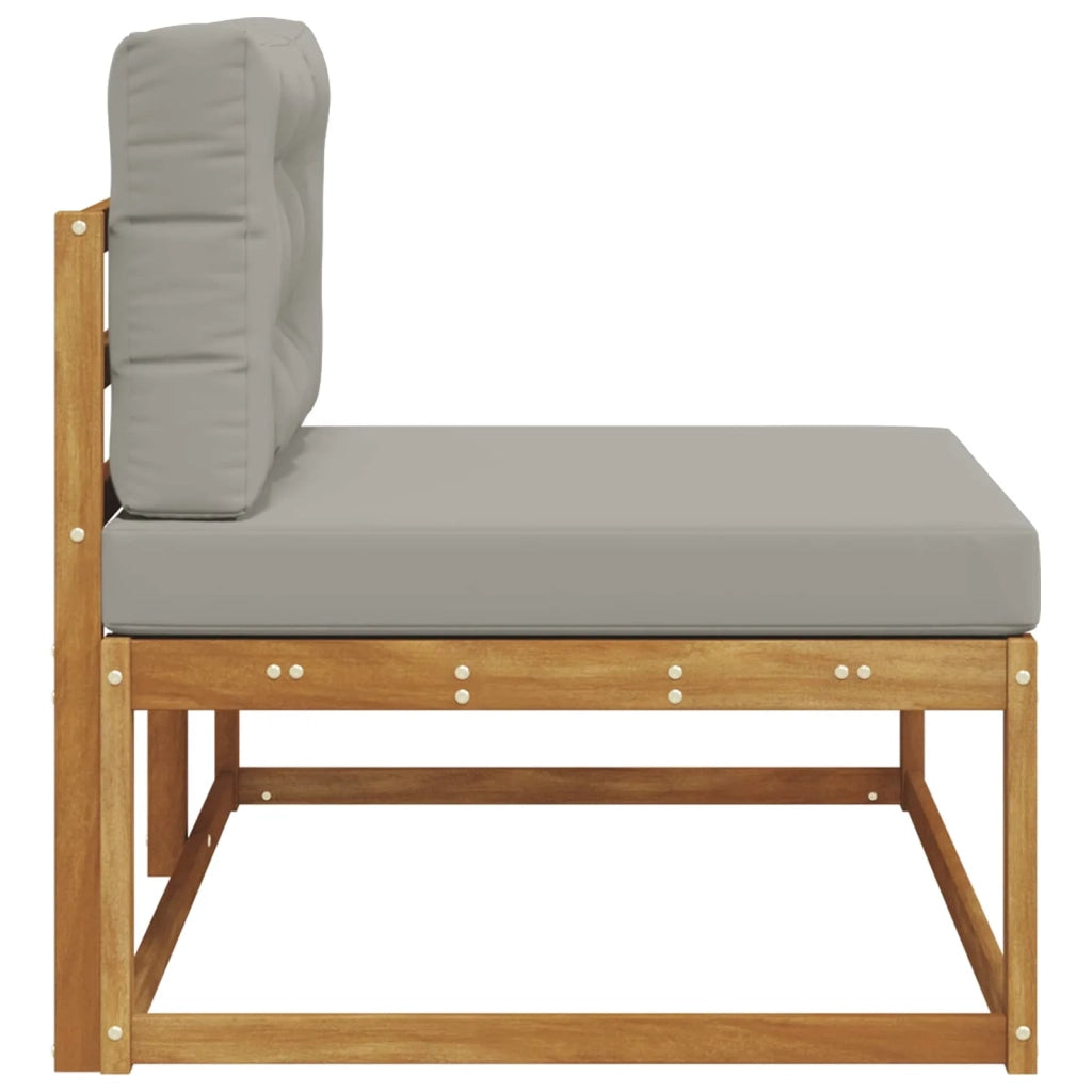 Divano da Giardino-Divano Esterno Finale con cuscino Naturale 115 x 83 x 73 cm 688461