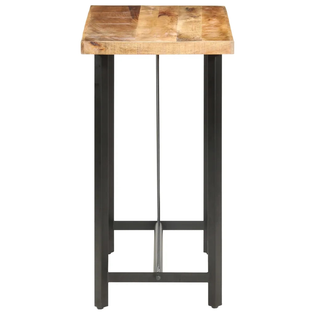 Tavolo da Bar 120x58x107 cm in Legno Ruvido di Mango 286611