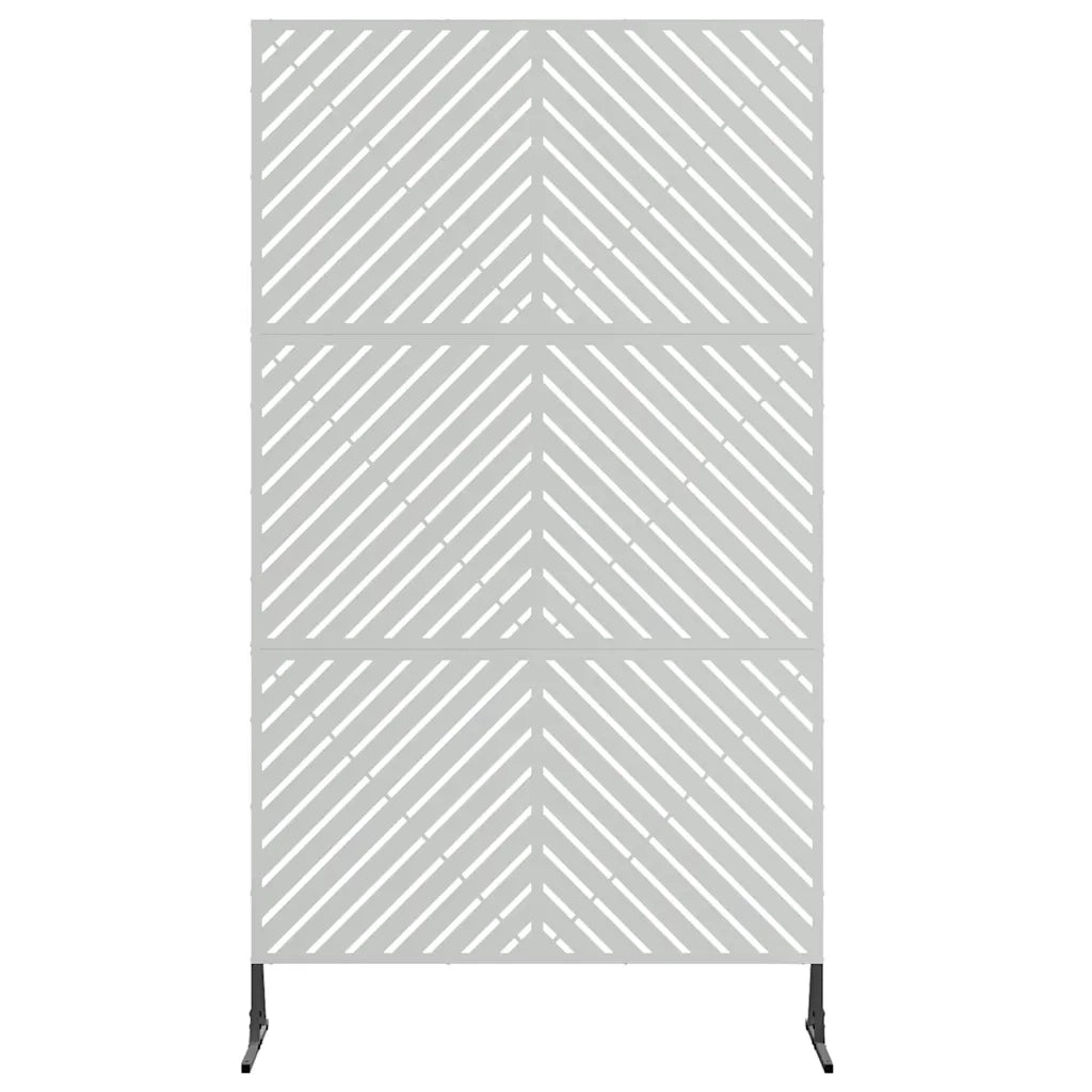 Schermo per Privacy Grigio 100 x 50 x 180 cm Acciaio CFW7456739