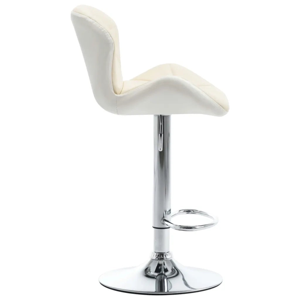 Sgabelli da Bar 2 pz Crema in Similpelle  cod mxl 54878