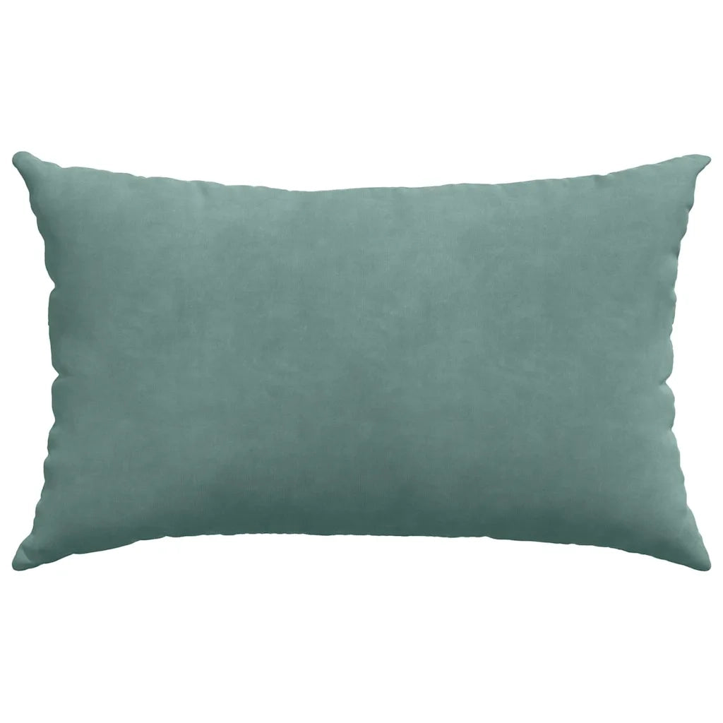 Cuscini da Divano 2 pcs Verde Mare 50 x 30 cm Tessuto in Cords