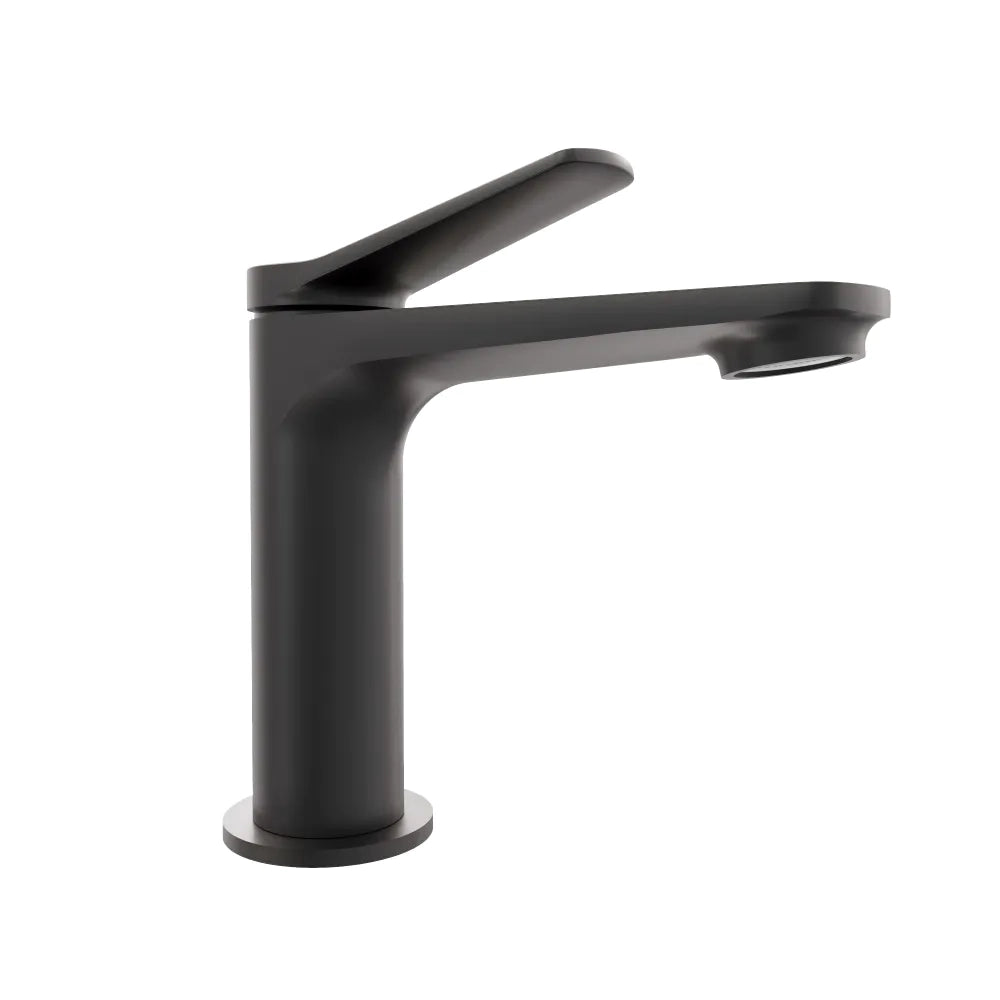 Set miscelatori: lavabo bidet senza scarico e incasso doccia c/deviatore nero opaco | Anne