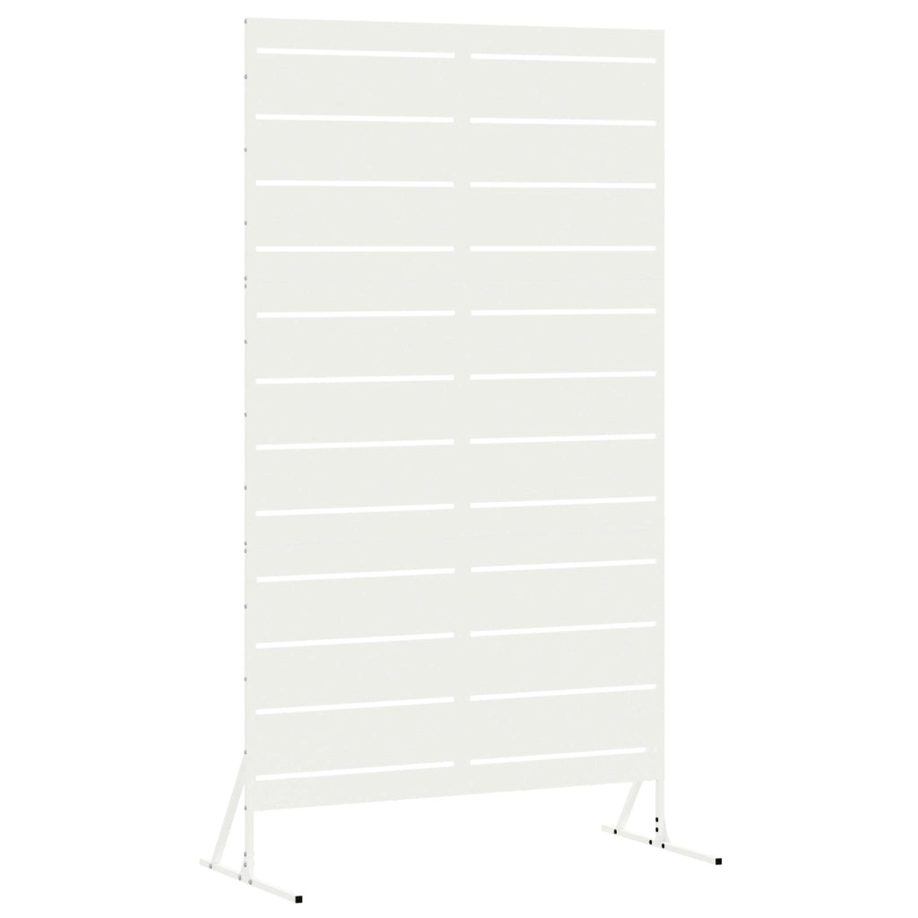 Pannello di Recinzione in Metallo Bianco Metallo Standard