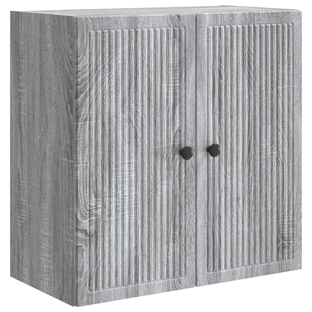 Mobiletto a muro Sonoma grigio 59 x 31 x 60 cm 897901