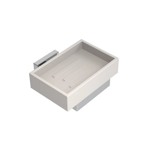 PORTA SAPONE MOD. TREND- Cromo cm 12 x h.6,7 x 10,9- METAF- pezzi 1